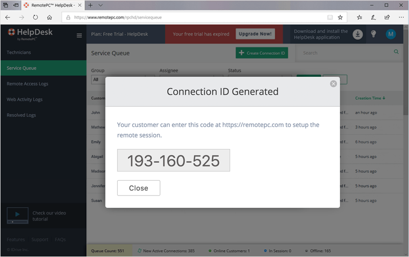 Share code
