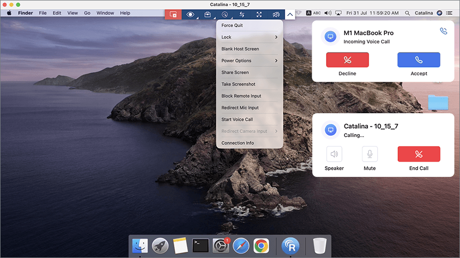 Remote Access via Desktop
