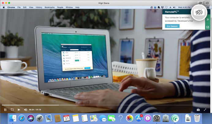 apple remote desktop sound